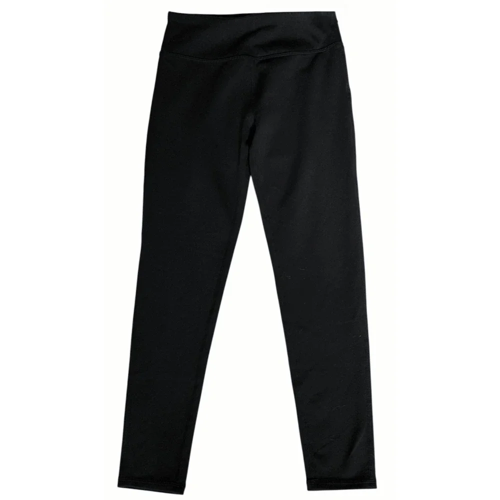 Nordstrom Zella Girl's S 7/8 Black Yoga + Studio Stretchy High Support Leggings - Picture 1 of 4